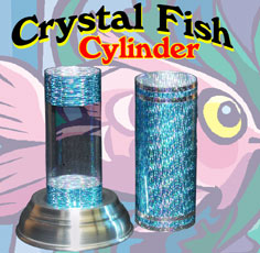 Crystal Fish Cylinder Sealed