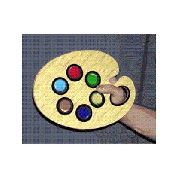 Magic Paint Palette Wood (Perfect with Magic Coloring Book)