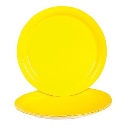 9" Yellow Paper Plate (case of 200)