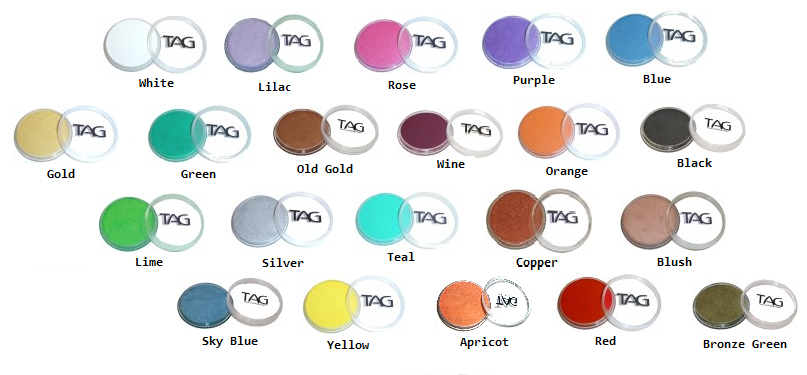 Tag Face Paint Pearl 32 Gram Cups