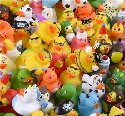 2" Rubber Duckie Assortment #2 (case of 300)
