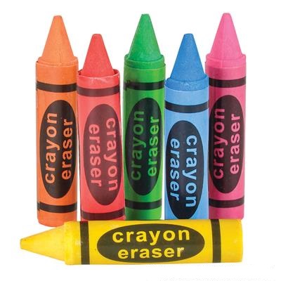 Crayon Eraser (case of 864)
