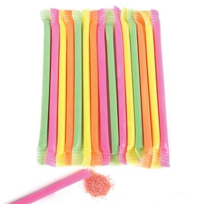 Neon Laser Straws Candy - Case of 4320 Pieces