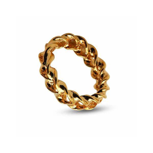 Optical Illusion Ring Gold
