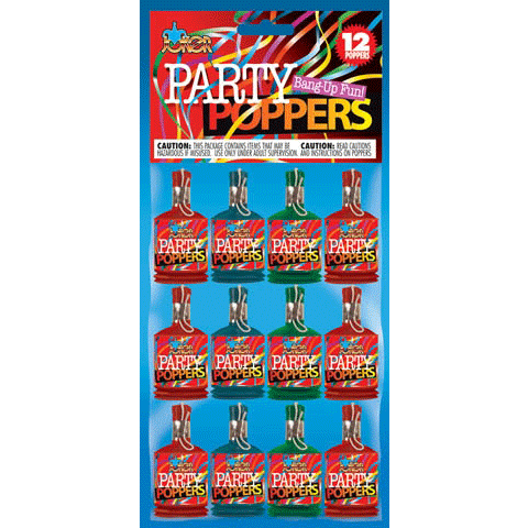 Party Poppers (dozen)