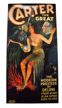 Carter the Great presents \"The Modern Priestess of Delphi\" Poste