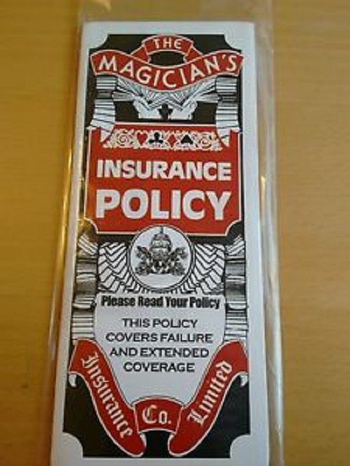 Magicians Insurance Policy