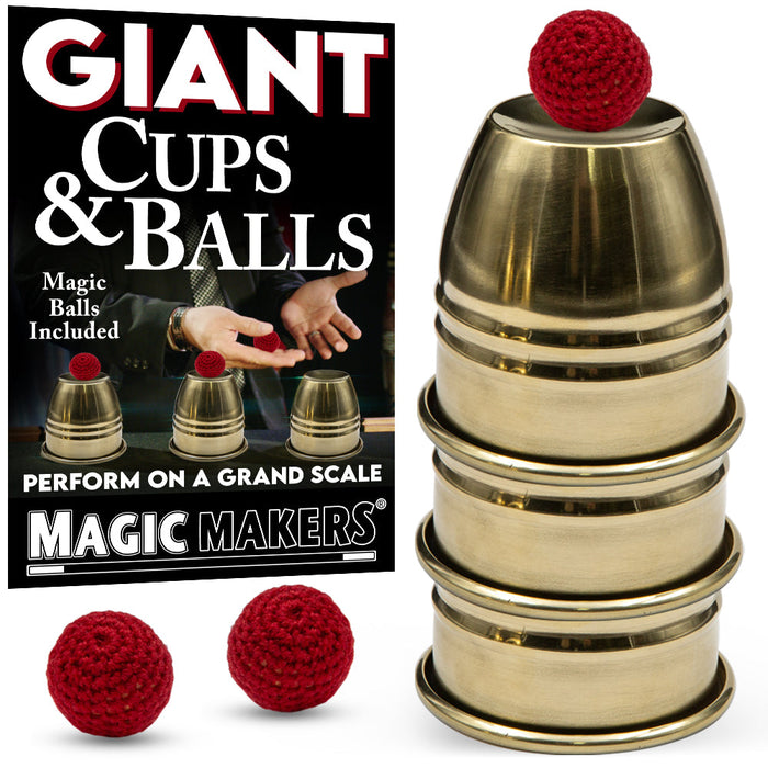Giant Cups & Balls Collector's Edition - Magic Makers - MHM
