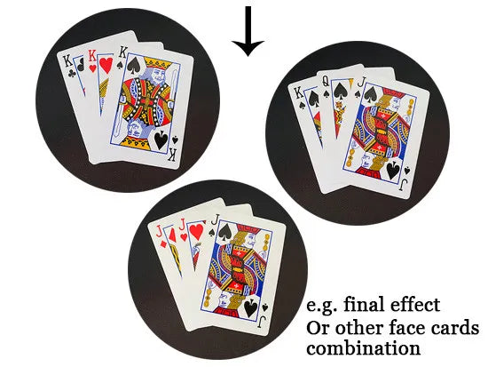 Three Card Change (Red)