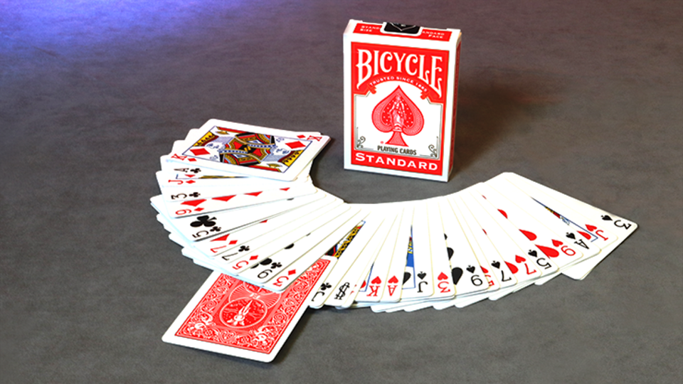 Invisible Bicycle Deck-RED (MHM)