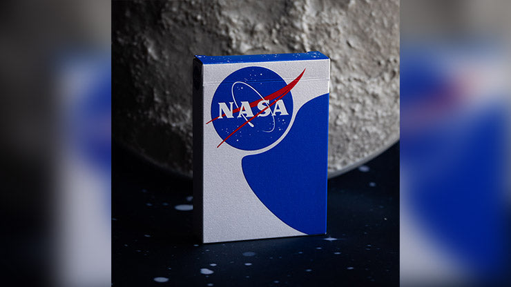 NASA HOLOGRAPHIC FOIL "MEATBALL" LOGO PLAYING CARDS