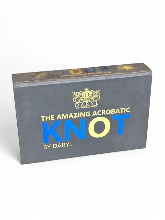 Amazing Acrobatic Knot with extra knot Blue and Yellow (Gimmicks and Online Instructions) by Daryl