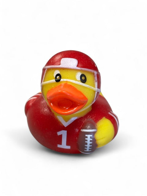 2" Football Rubber Duckies (Dozen)