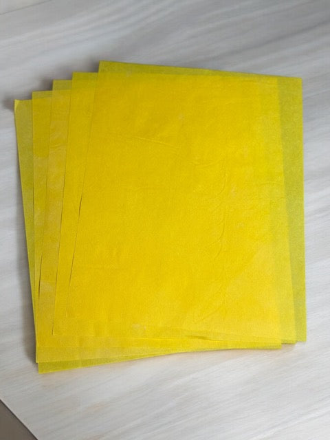Yellow Flash Paper (5 Pack) 8 x 10 — Madhatter Magic Shop