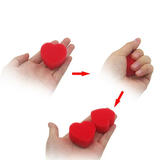 Magic Hearts-Double Red Sponge