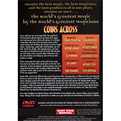 World's Greatest Magic: Coins Across - DVD