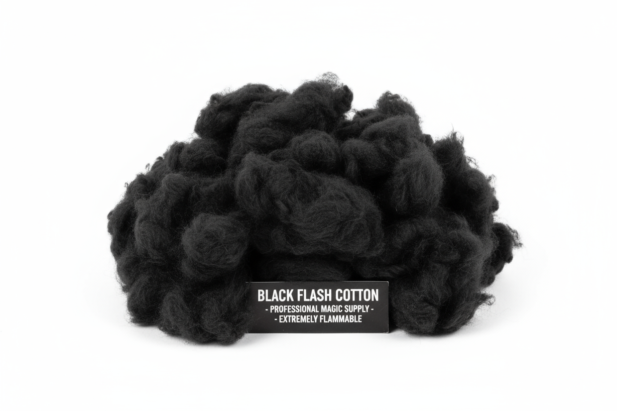 Black Flash Cotton — Madhatter Magic Shop