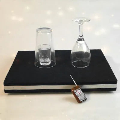 Coin in glass and Glass Breaking Table with Remote Control - MHM