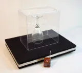Coin in glass and Glass Breaking Table with Remote Control - MHM