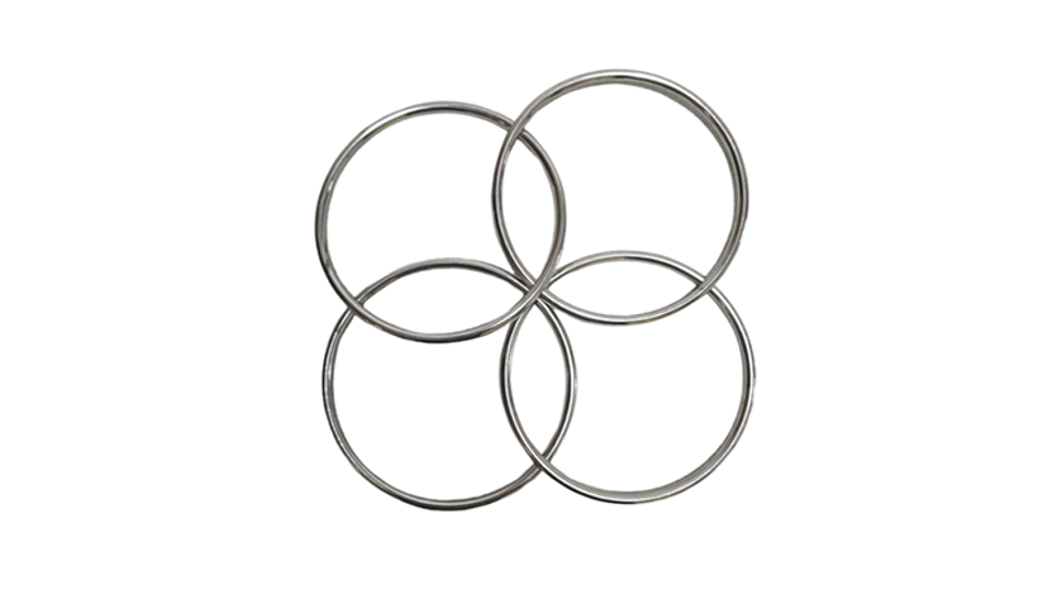 Premium Chinese Linking Rings (4 inch)