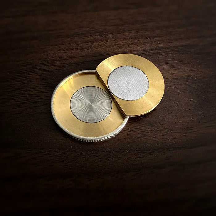 Multipurpose Flipper Coin (Walking Liberty Half Dollar) by Oliver Magic -MHM