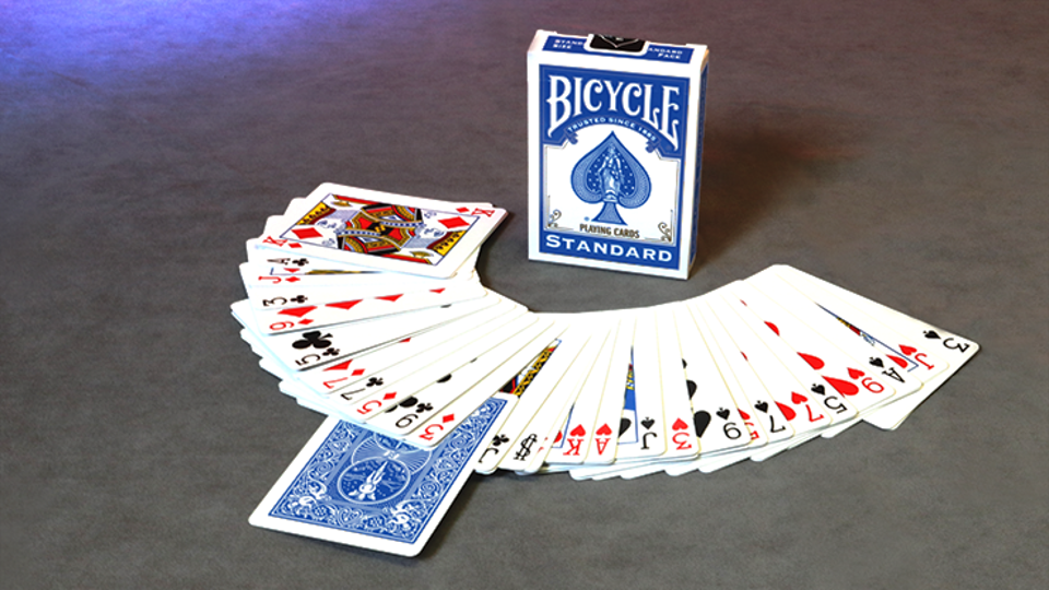 Invisible Bicycle Deck-BLUE (MHM)