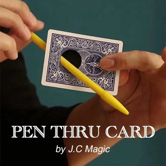 Pen Thru Card - J.C Magic