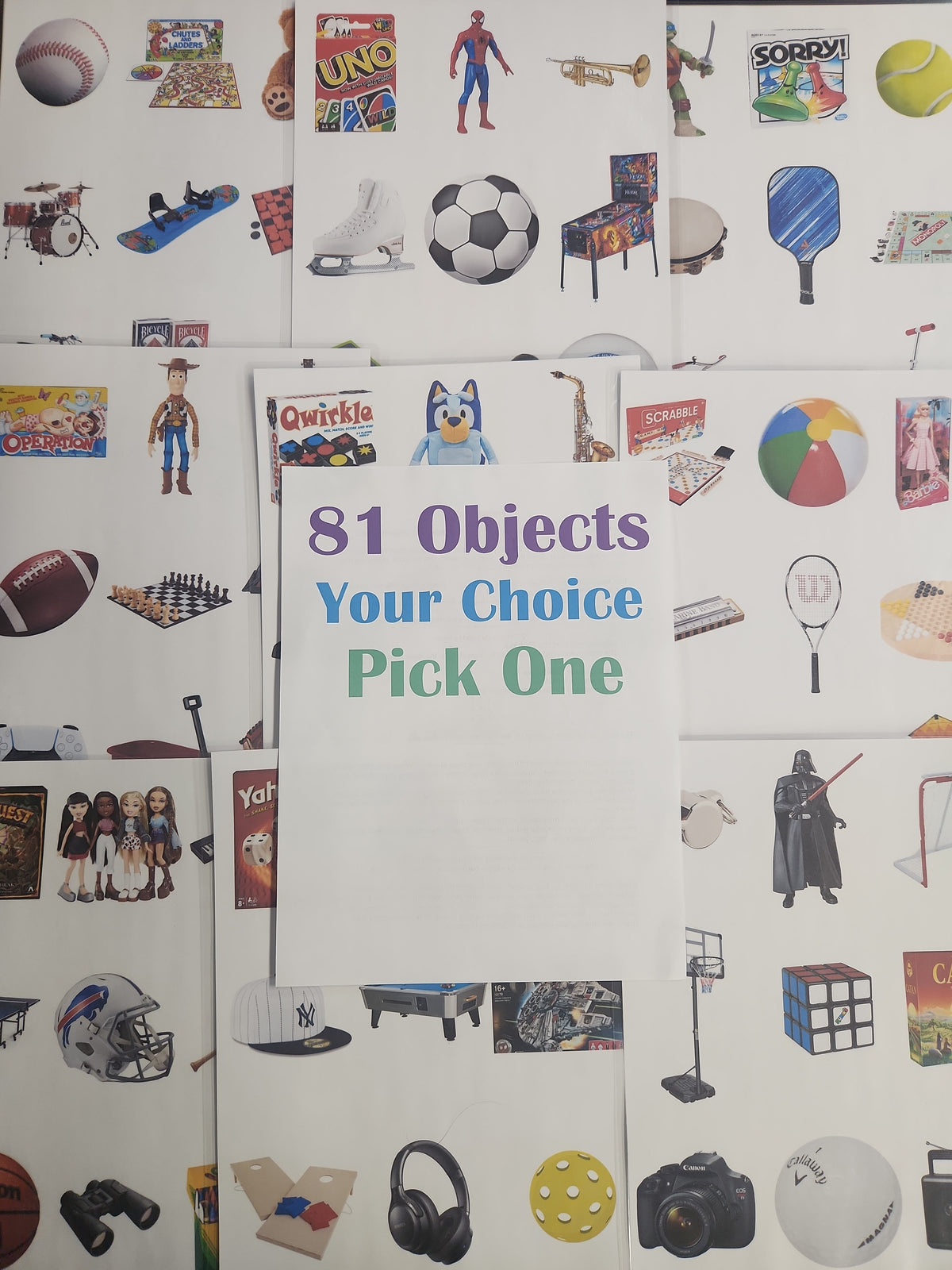 Eighty One Objects (Balls) 81 objects - MHM Exclusive - Mind reading ...