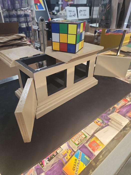 Die Box - wood - Hand Made - See Through. MHM Exclusive.