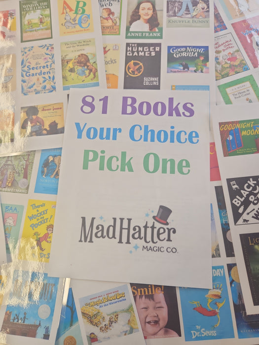 Eighty One Objects (Books) 81 objects - MHM Exclusive - Mind reading