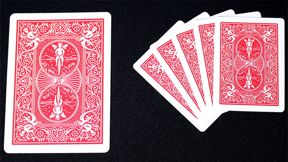 Mini Bicycle Cards-Red