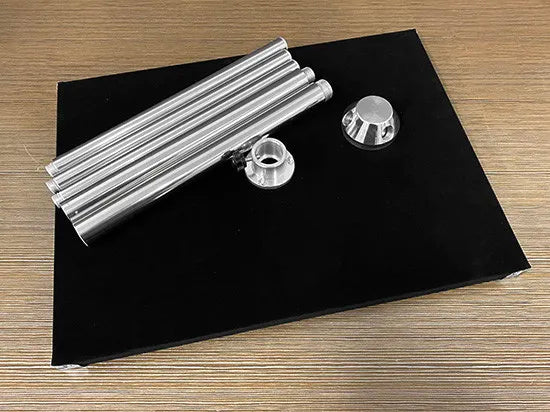Rectangle Magician Table (Silver Decoration) - MHM