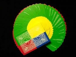 ELECTRIC DECK DELUXE (Tetra 4 color fanning) by Ronjo - Trick - MHM (Copy)