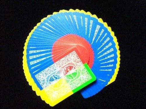 ELECTRIC DECK DELUXE (Tetra 4 color fanning) by Ronjo - Trick - MHM (Copy)