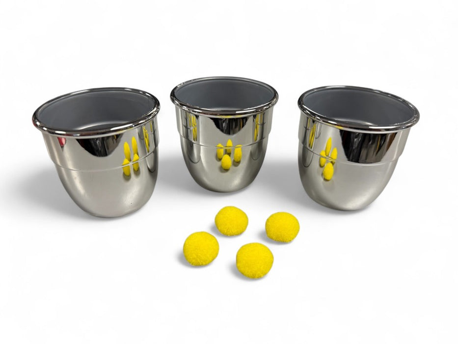 Cups and Balls (Chrome-Plastic)