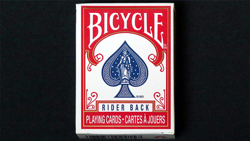 Mini Bicycle Cards-Red