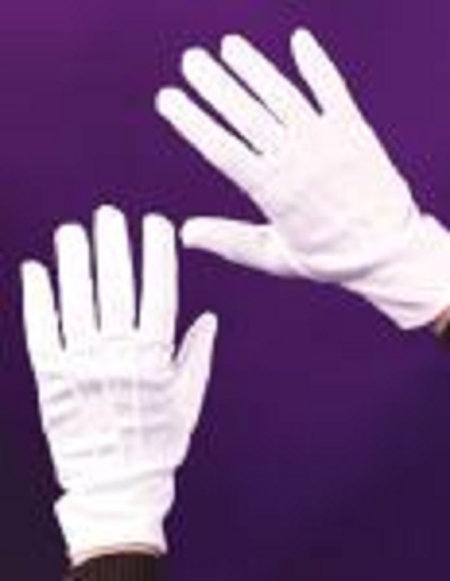 GLOVES with SNAP (White)