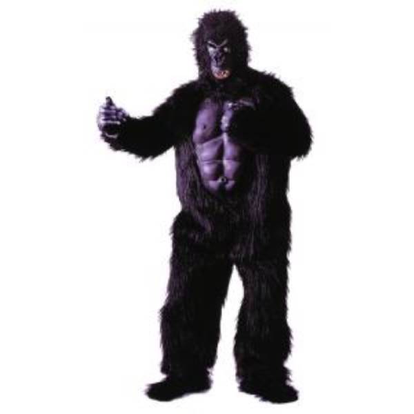 Gorilla Suit W/chest Adult Costume