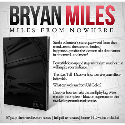 Miles from Nowhere Lecture Notes (with Bonus Tricks Online) by Bryan Miles eBook DOWNLOAD
