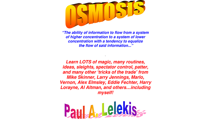 OSMOSIS I Paul A. Lelekis Mixed Media DOWNLOAD