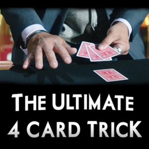 Ultimate 4 Card Trick (watch video)