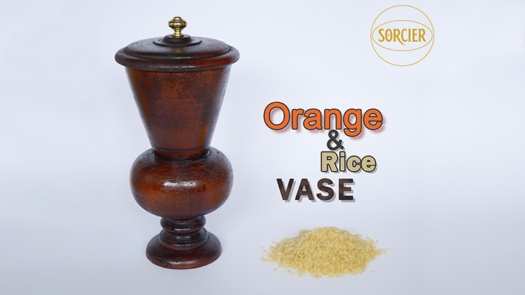 Orange and Rice Vase by Sorcier Magic (watch video)
