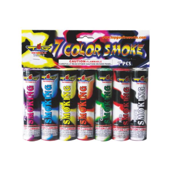 Giant Smoke Sticks - Pack of 7 Assorted Colors