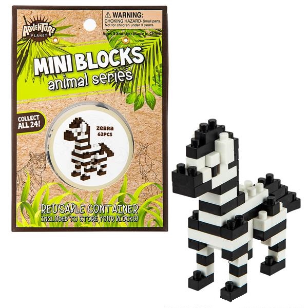 Mini Blocks Zebra (case of 60)