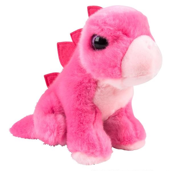 7\" Heirloom Bright Pink Stegosaurus (case of 24)