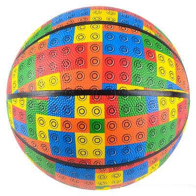 9.5\" Block Pattern Regulation Basketball (case of 25)