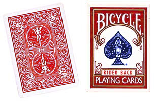 Bicycle Playing Cards Poker (Red or Blue)