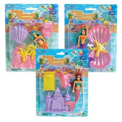 Princess Mermaid Doll Set (case of 96)