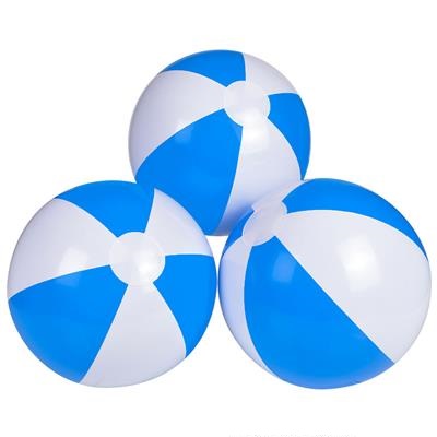16\" BLUE AND WHITE BEACHBALL (case of 288)