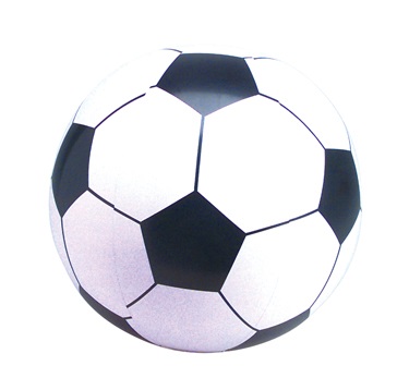 16\" WHITE SOCCERBALL INFLATE (case of 288)